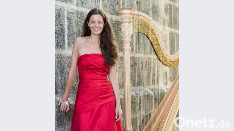 Am 11. Juli gastiert die Harfenistin Silke Aichhorn im Mehrzwecksaal in Brand. Bild: Marcus Eichhorn