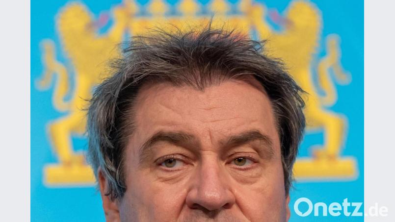 Markus Söder (CSU), Ministerpräsident von Bayern, spricht im Landtag. Foto: Peter Kneffel/dpa Bild: Peter Kneffel