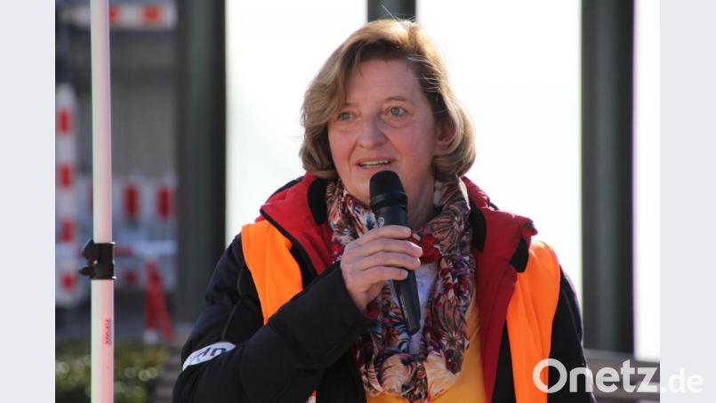 Berta Frank aus Waldsassen: &quot;Furchtbar, was man unseren Kindern und unseren altern Menschen antut.&quot; Bild: kro