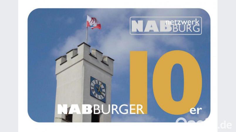 Gültig: Der Nabburger Zehner mit dem Rathausturm als Motiv. Bild: Netzwerk Nabburg/Wolfgang Engel/exb