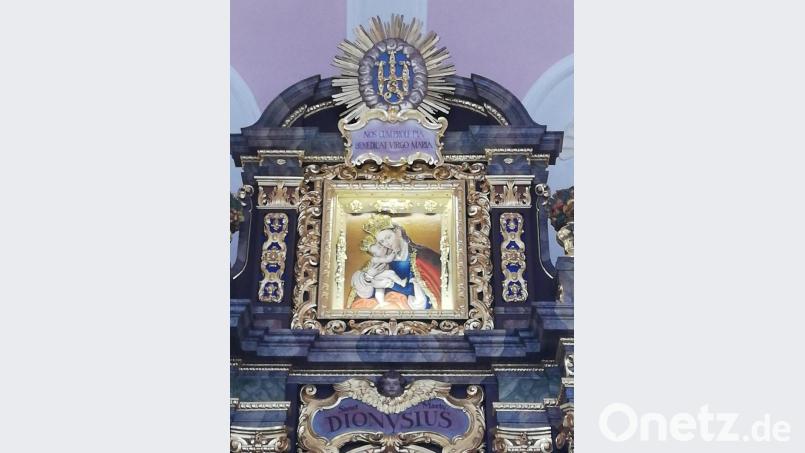 Das Marienbild in der St. Dionysius-Kirche. Bild: uz