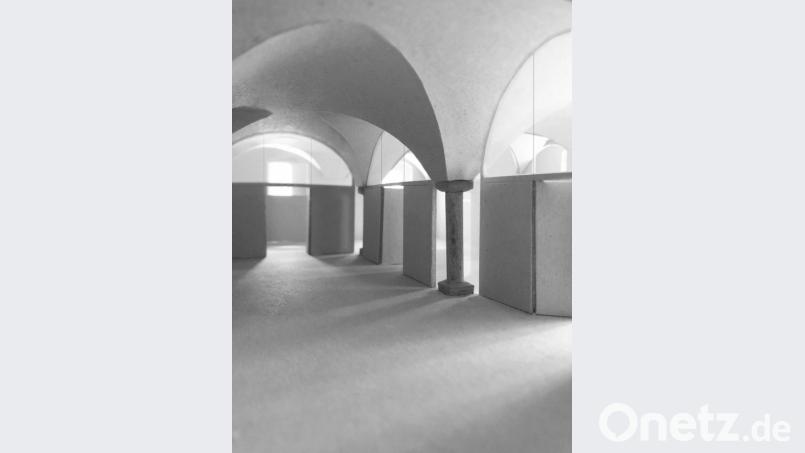 Das Modellfoto zeigt den einen Schulungsraum der VHS im Erdgeschoss des Kavaliersgebäudes. Bild: Bruno Fioretti Marquez, Berlin