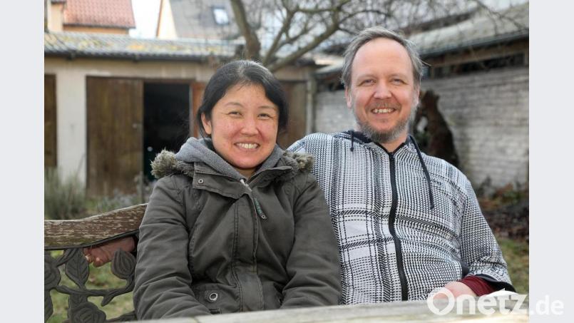 Erika Wakayama und Johann Sturcz leben seit zehn Jahren in Amberg. Wegen dem Super-GAU von Fukushima haben sie Japan verlassen. Bild: Wolfgang Steinbacher