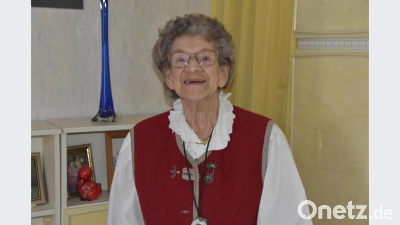 Elsa Binner wird am Sonntag 95 Jahre alt. Bild: hcz