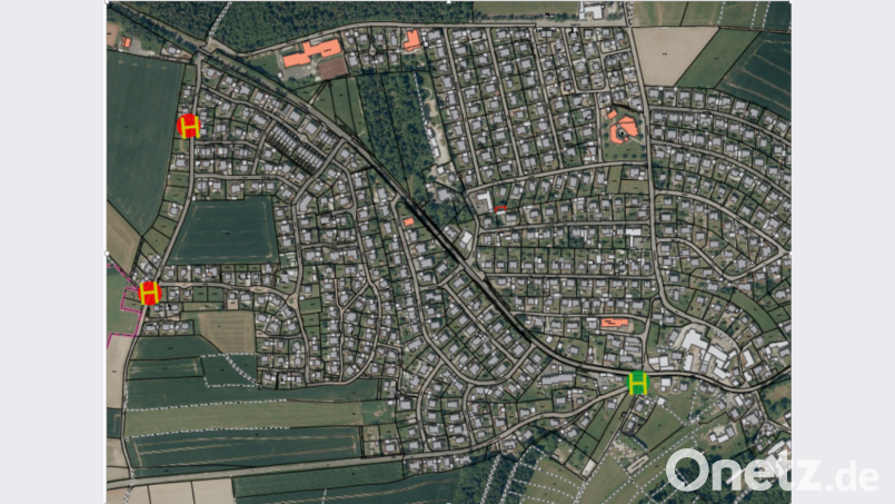 Die Ersatzhaltestellen in Ebermannsdorf. Bild: exb