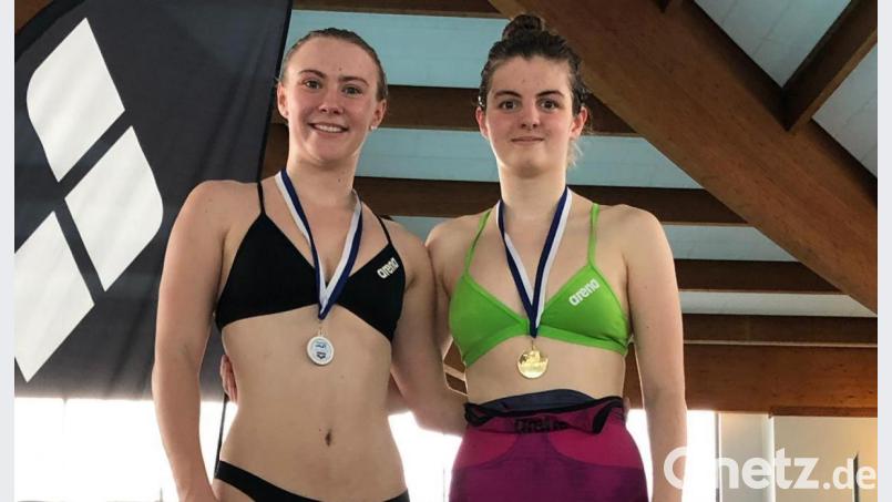 Viktorias Bogner (links) und Kathrin Bachmeier wurden für den Landeskader nominiert. Bild: kro