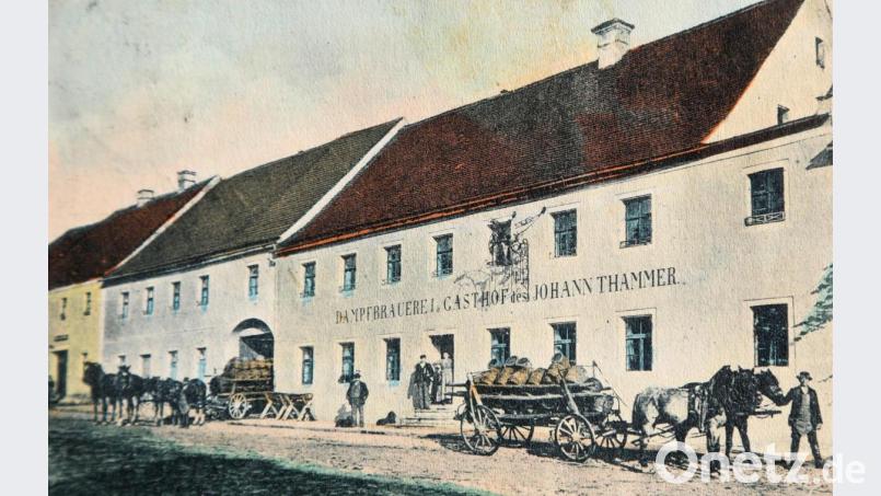 Diese historische Postkarte zeigt die Dampfbrauerei Thammer um 1900. Insgesamt vier Brauereien gab es zu dieser Zeit im Markt. Archiv: Hans Bock