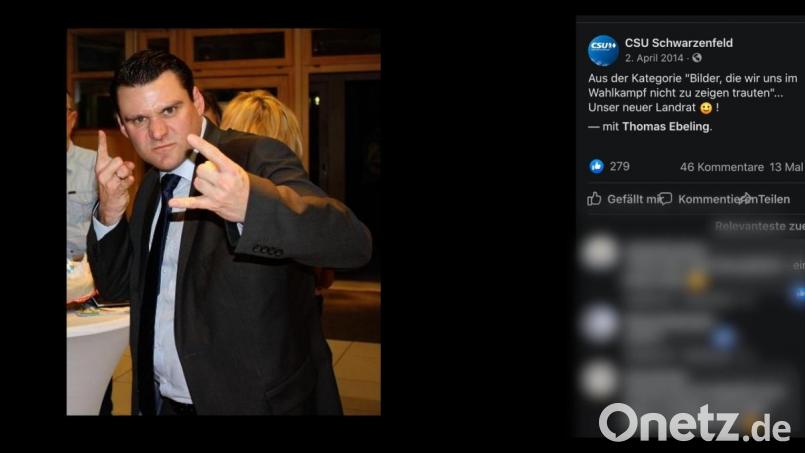 Schwandorfs Landrat Thomas Ebeling feiert seine Wahlerfolge auch gerne mal etwas rockiger. Screenshot: Facebook/CSU Schwarzenfeld