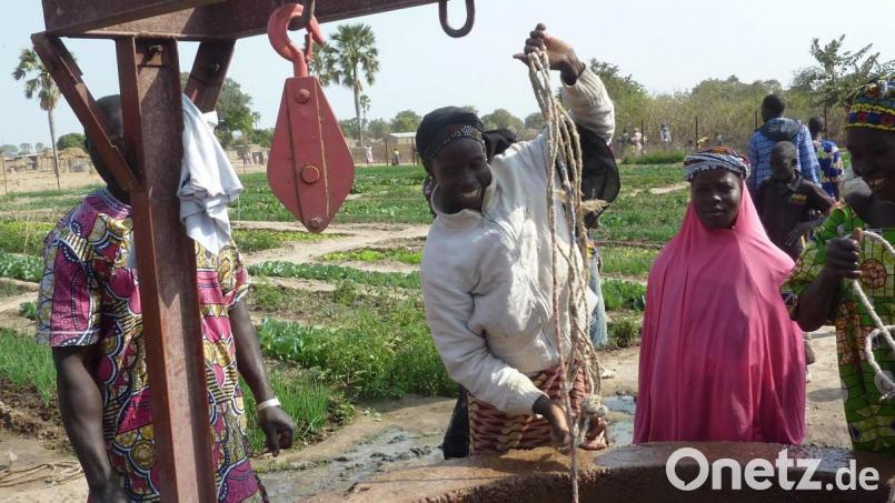 Obwohl es nicht immer leicht ist, in Mali zu helfen, hat die Regionalgruppe der Mali-Hilfe 2020 unter anderen zwei neue Gemüsegärten mit errichtet. Bild: Regionalgruppe der Mali-Hilfe