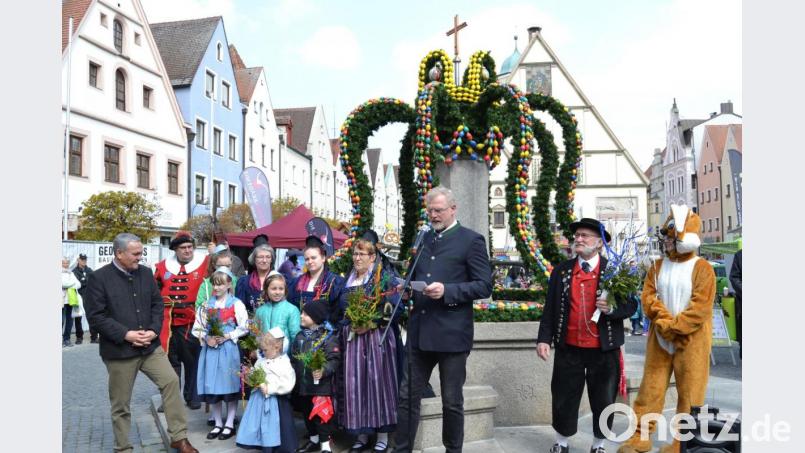 Die letzte Osterbrunnenaufstellung erfolgte im Jahr 2019, Archivbild: hcz