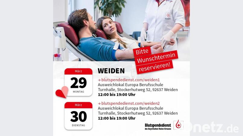 Die nächsten Blutspende-Termine sind am 29. und 30. März. Bild: hcz