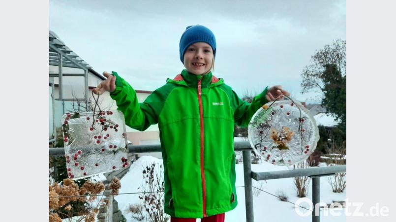 Über Eiskunst kann sich Jakob Sichelstiel freuen. Mit seinem Freund Lukas hat er für seinen Umwelt-Einsatz Respekt verdient. Bild: hka