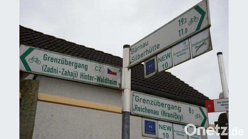 In Waldheim beginnt auch der Zottbachtalradweg, zugleich führt der Radweg auch mit einem Abzweig ins Nachbarland. Bild: bey
