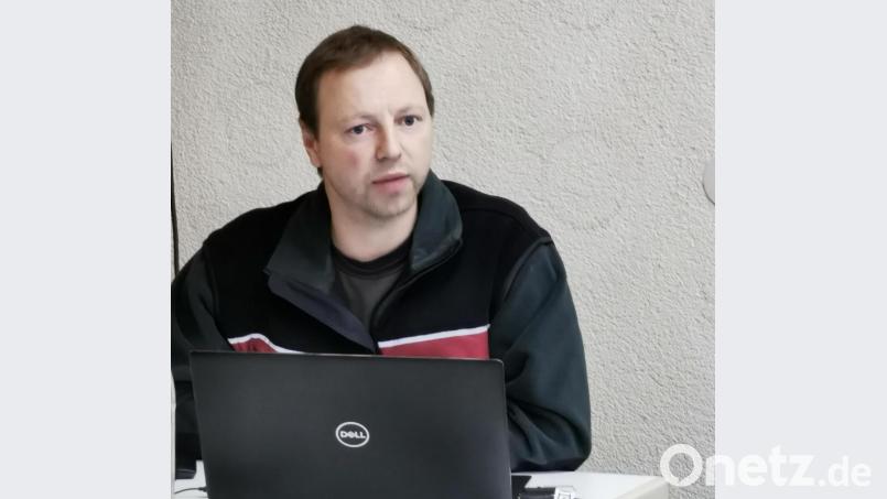 Förster Michael Forster informierte das Gremium über den Stadtwald. Bild: Portner