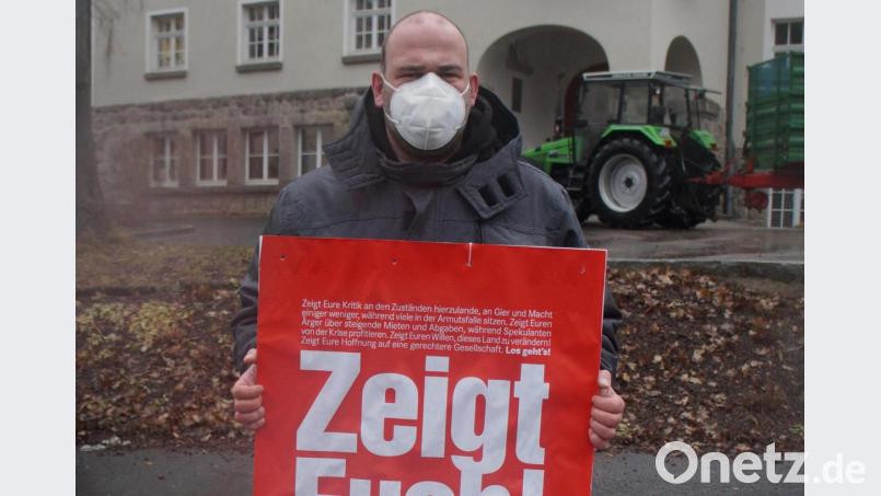 Stellvertretender Vorsitzender Alexander Völkl aus Waldsassen. Bild: Die Linke.Tirschenreuth/exb
