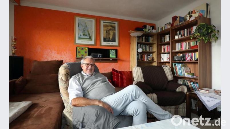 Claus Bauer wohnt in einer Mietwohnung der Stadtbau. Er hätte gerne einen Hund. Die Stadtbau macht Schwierigkeiten. Bild: Wolfgang Steinbacher