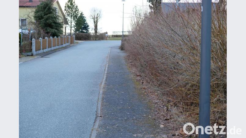 Sanierungsbedürftig sind nach Überzeugung von Martin Kräml Teile des Gehweges der Mautstraße in Oberbibrach. Bild: do