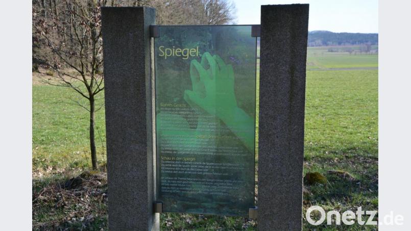 Der Besinnungspunkt „Spiegel“ vor seiner Zerstörung. Bild: jr