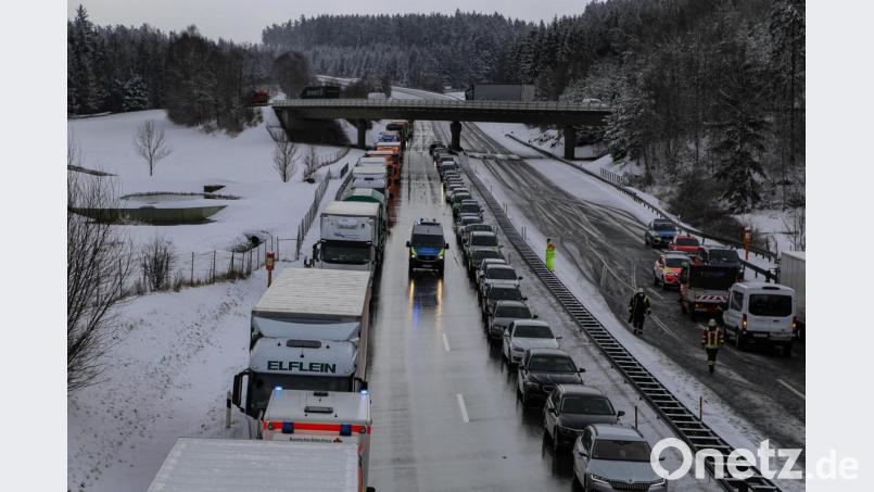 Erster Unfall Höhe Pechbrunn Brücke Bild: Roland Wellenhoefer