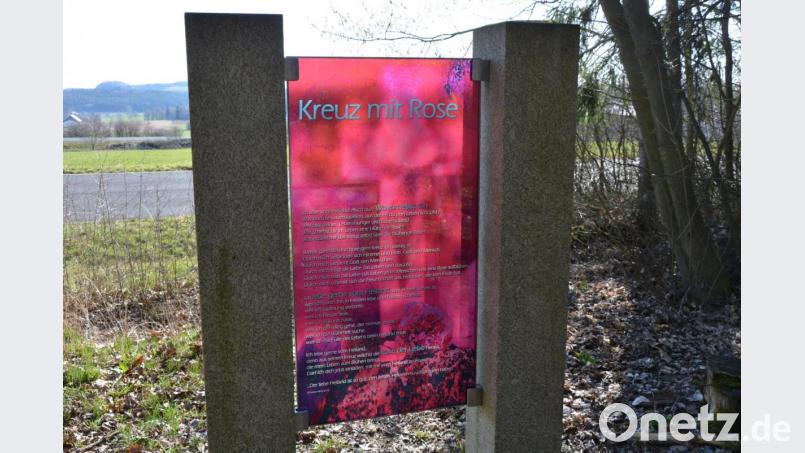So sah der Besinnungspunkt „Kreuz und Rose“ vor der Zerstörung aus. Bild: jr
