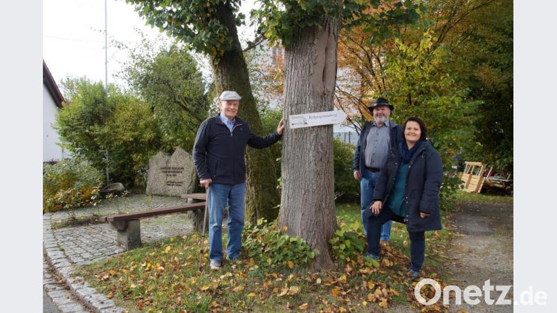 Karl Eichhorn, Hubert Knott und Carolin Knott sind auf den Kolping-Weg stolz. Bild: kaz