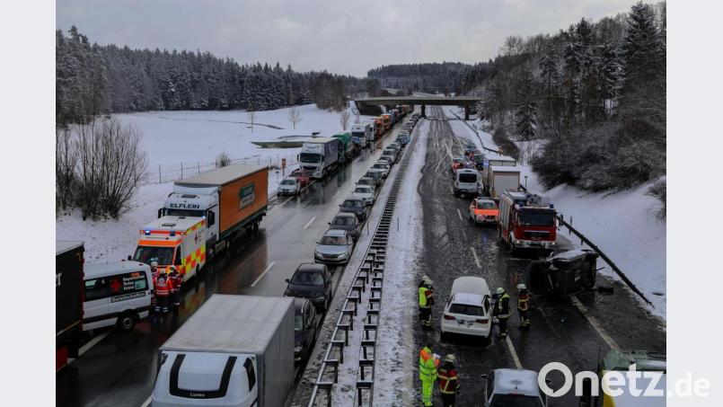 Erster Unfall Höhe Pechbrunn Brücke Bild: Roland Wellenhoefer