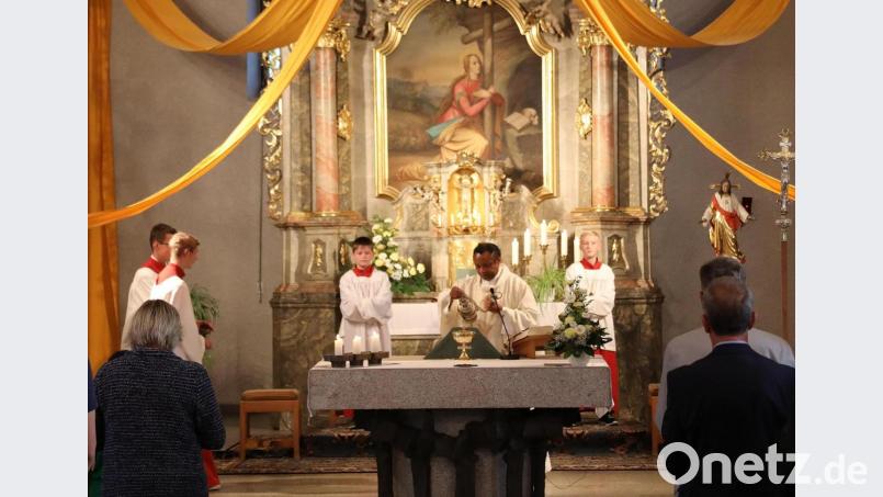 Der Ortsgeitliche feierte 2018 seinen ersten Gottesdienst in der Expositurkirche Maria Magdalena in Gleiritsch. Archivbild: akp