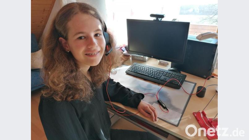 Die DJDG-Schulsiegerin Carolin Ruppert. Bild: Carolin Ruppert/exb