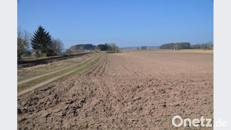 Neben einem Areal beim Weiler Teufelhammer soll der Solarpark auch auf dieser Freifläche an der Bahnlinie Speichersdorf-Weiden zwischen den Ortschaften Guttenthau und Roslas entstehen. Bild: ak