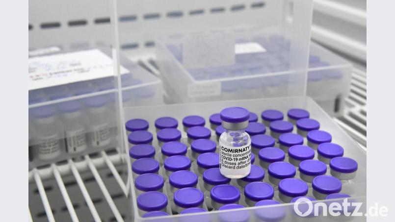 Biontech-Impfstoff im Impfzentrum Sulzbach-Rosenberg. Bild: Petra Hartl