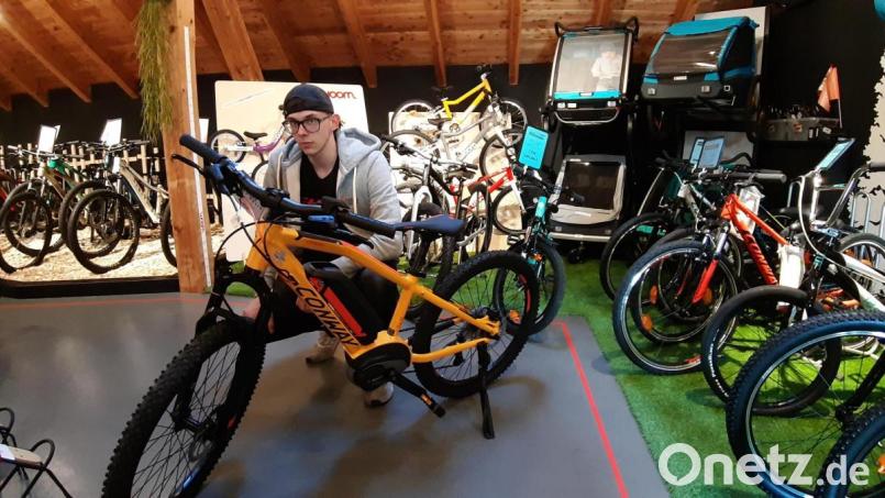 Bei "Jackson" Lingl in der "Bike-Station" wird die Auswahl an Kinderrädern langsam knapp. Bild: uz