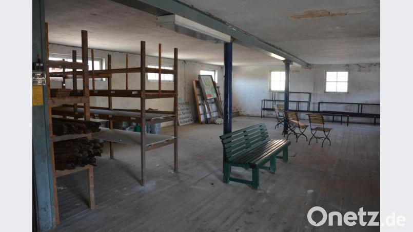 Hier sollen nach erfolgter Sanierung Veranstaltungen aller Art stattfinden. Unser Bild zeigt das Erdgeschoss des ehemaligen Raiffeisen-Lagerhauses. Bild: jr