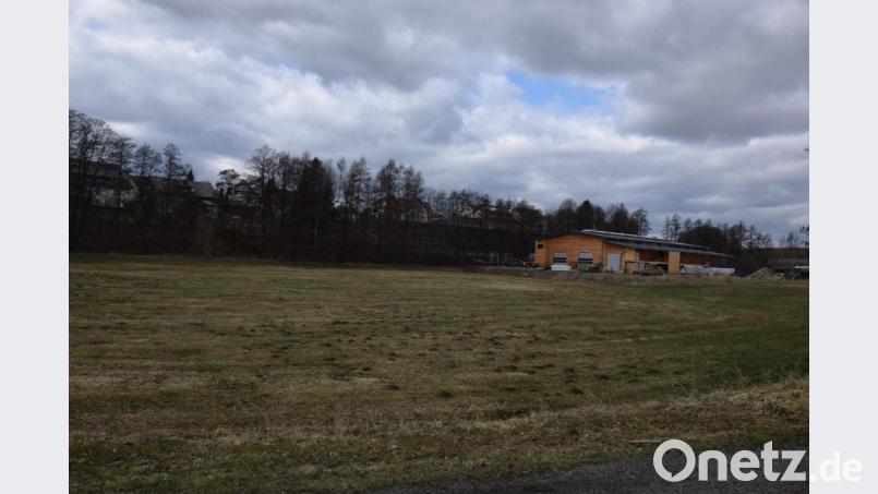 Auf dem Grundstück hinter der bereits bestehenden Halle soll in Waldthurn der Neubau einer Logistik-, Produktions- und Lagerhalle entstehen. Bild: fla