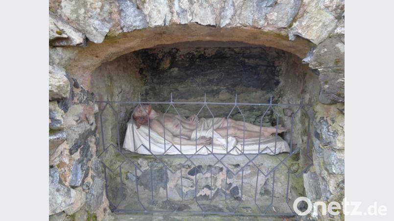 Die Grablege Jesu auf dem Kalvarienberg. Bild: amö