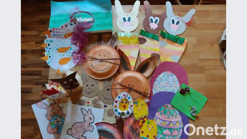 Vielfältige Osterwünsche für die Senioren landeten im Geschenkkorb. Bild: gz