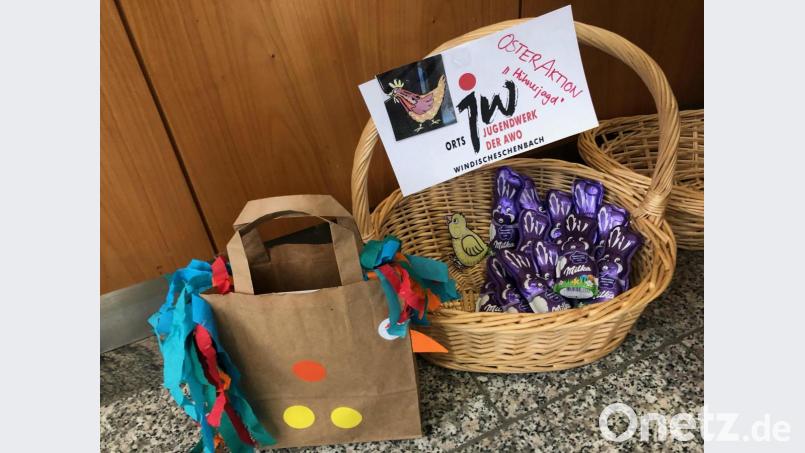 Osteraktion des Ortsjugendwerk der AWO Windischeschenbach Bild: Lena Zeitler/exb