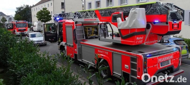 Die Drehleiter der Weidener Feuerwehr kommt häufig zum Einsatz. Archivbild: Dobmeier