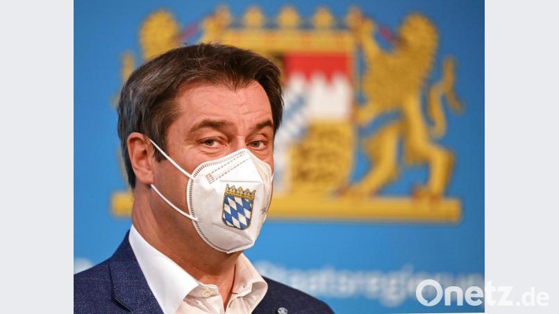 Markus Söder (CSU), Ministerpräsident von Bayern, verkündete die neuen Maßnahmen auf einer Pressekonferenz. Bild: Peter Kneffel