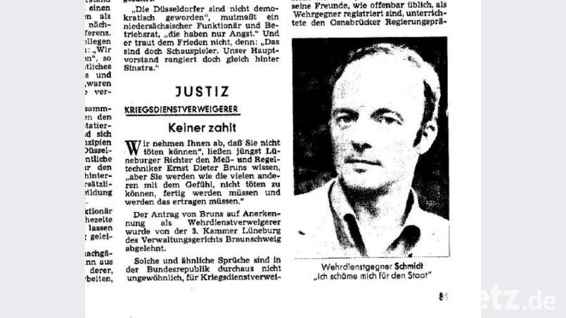 Der Fall war 1970 ein Thema im "Spiegel". Bild: ca