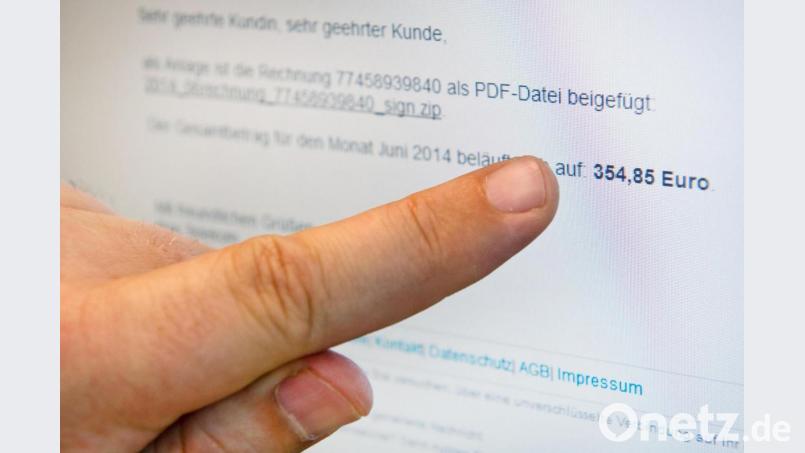 Achtung vor Phishing-Mails Symbolbild: Daniel Naupold