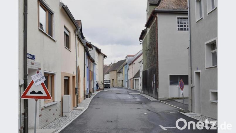 Die Bachgasse vom Unteren Markt her gesehen. Bild: Karl Schwemmer