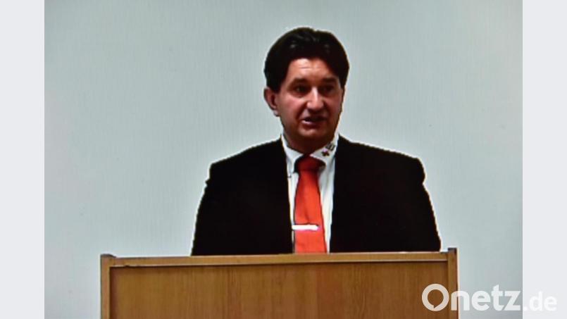 BRK- Kreisgeschäftsführer Sandro Galitzdörfer, der sich den schwierigsten Situationen stellen musste, seitdem er im Amt ist. . Bild: hcz