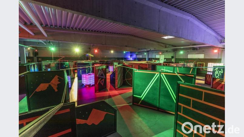 Die Marktredwitzer Lasergame-Arena ist wegen der Pandemie schon länger geschlossen, als sie je geöffnet war. Bild: dtr
