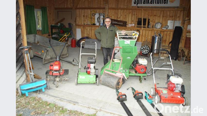 Bei Hans Spichtinger können sich die Vereinsmitglieder wegen der Ausleihe verschiedener Gerätschaften melden. Bild: mmj