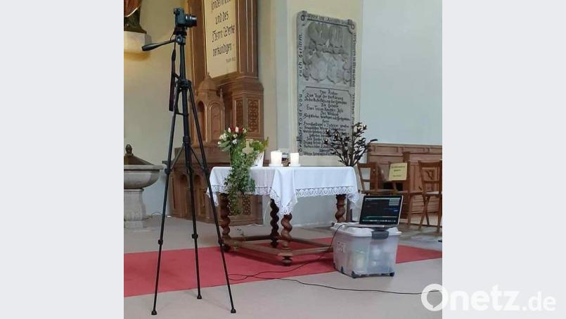 Premiere in der evangelischen Stadtkirche Vohenstrauß: am Sonntag, dem Festtag Jubilate, wird der Gottesdienst ab 10 Uhr live von OTV übertragen. Das Thema: "Gott im Alltag". Bild: dob