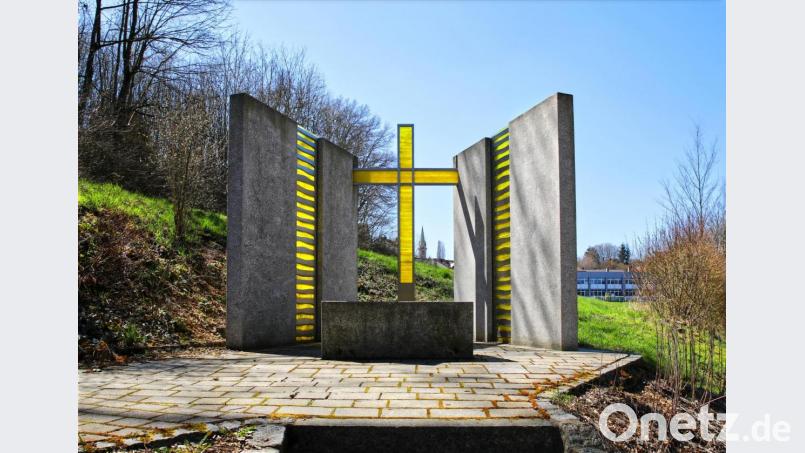 Die Radwegkapelle Insel der Ruhe wurde künstlerisch von Erwin Otte erschaffen. Bild: njn