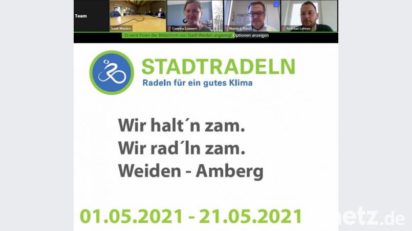 Online-Pressekonferenz zur Stadtradl-Aktion. Screenshot: uz