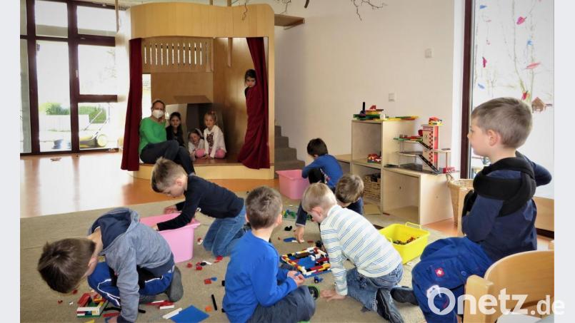 Durch das Engagement des Freistaats müssen die Eltern in Tirschenreuth meist nichts für die Kindergartenbetreuung bezahlen. Bild: ubb
