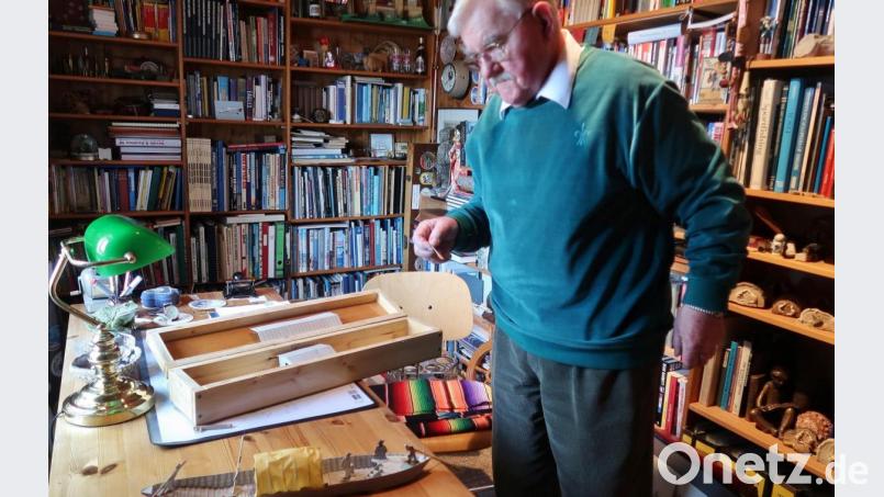 Heinrich Deinzer schuf mit seinem Modell eine ziemlich wahrheitsgetreue Nachbildung eines Vilsschiffes. Bild: rha