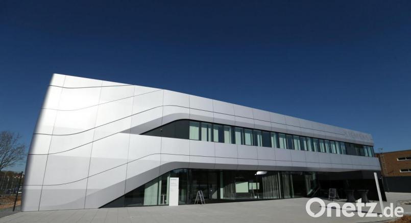 Das neue Siemens-Besucherzentrum soll künftig Platz für Gäste, Kunden und Studenten bieten. Bild: Siemens Amberg